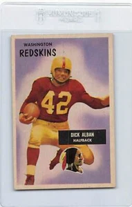1955 Bowman #12 Dick Alban Redskins EX/MT *1371 - Picture 1 of 2