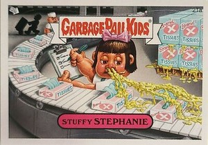 2007 Garbage Pail Kids All New Series ANS6 21a Stuffy STEPHANIE ANS6