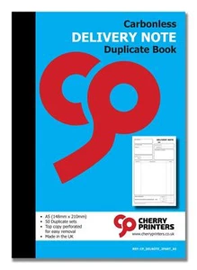 Cherry NCR Banconota di Consegna Libro Duplicato A5 (148mm x 210mm) 50 Set - Foto 1 di 5