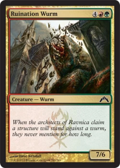 Ruination Wurm - Light Play MTG Gatecrash - Image 1 of 1