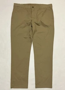 $75 Weatherproof Vintage Mens Chino 2.0 Slim Straight Fit Stretch Pants Khaki - Picture 1 of 8