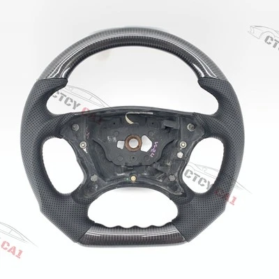 Custom Carbon Fiber Steering Wheel for Benz SL550 SL600 CLK320 CLK500 CLK55 - Image 1 of 4
