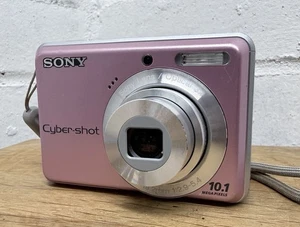 Sony Digital Camera Cybershot DSC-S930 10.1MP Pink Tested *Read* - Picture 1 of 9