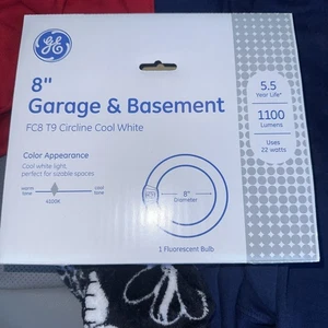 GE FC12 T9 32W Circline Fluorescent Light Bulb 12" Cool White Garage New - Picture 1 of 2