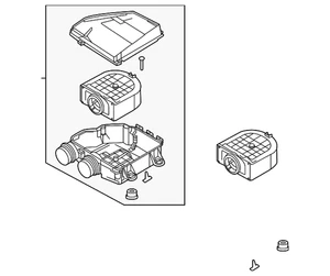 Genuine Hyundai Air Cleaner Assembly 28120-T6320 - Picture 1 of 2