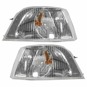 For Volvo S40/V40 Parking Signal 2001-2004 Pair Passenger & Driver Side Chrome - Foto 1 di 4