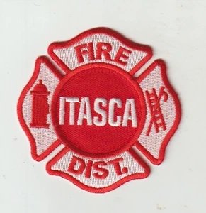 Patch Vigili del Fuoco Itasca IL spedita dall'Australia - Foto 1 di 1