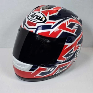Casco de motocicleta Arai RX-7 Corsair Snell Dot Haga cara completa M 2003 - Imagen 1 de 12