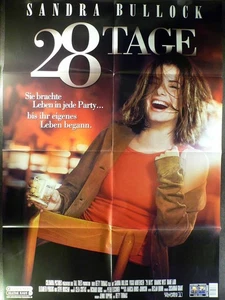 28 Tage - Sandra Bullock - Viggo Mortensen - Videoposter A1 84x60cm gefaltet - Picture 1 of 1
