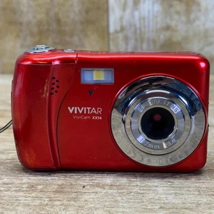 Cámara digital Vivitar ViviCam XX14 20 MP HD selfie 4X zoom digital roja *PROBADA* - Imagen 1 de 18