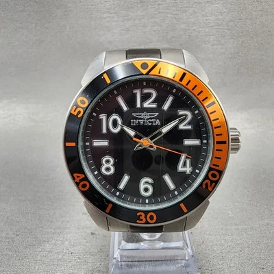 Reloj de buceo Invicta Specialty para hombre 45 mm esfera negra acero redondo 17967 batería nueva Foto 1 de 4