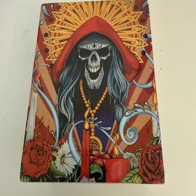 Santa Muerte Wood 6" x 4" Box For Jewelry, Memory, Trinket,Incense,Etc.FREE SHIP - Image 1 of 4