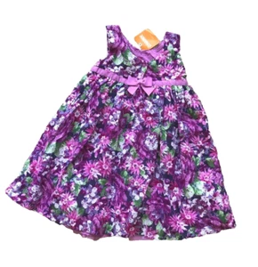 NWT NEW Gymboree light floral dress sleeveless lined 5T 5 yrs old - Picture 1 of 3