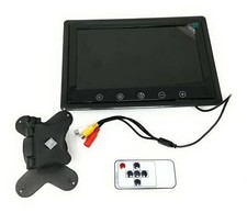 Monitor LCD 9 Pollici Auto Pulsanti Touch 2 Ingressi AV Per Videosorveglianza
