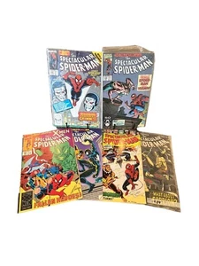 Spectacular Spider-Man Comic Book Lot Marvel Vtg 80s 90s Era Retro Superhero MCU - Picture 1 of 13