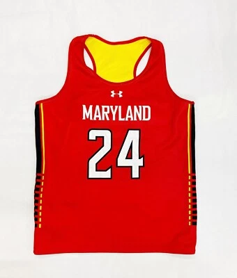 Camiseta deportiva reversible de lacrosse Under Armour Maryland Terrapins espalda deportiva para mujer S Foto 1 de 4