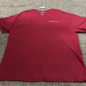 VTG Coca Cola Enterprises T-Shirt Men’s 2XL Hanes Heavyweight Red Work Company - Picture 1 of 5