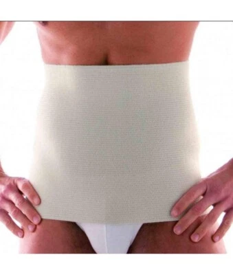 Fascia panciera cintura elastica lana cotone da uomo Liabel lombare 05321 10