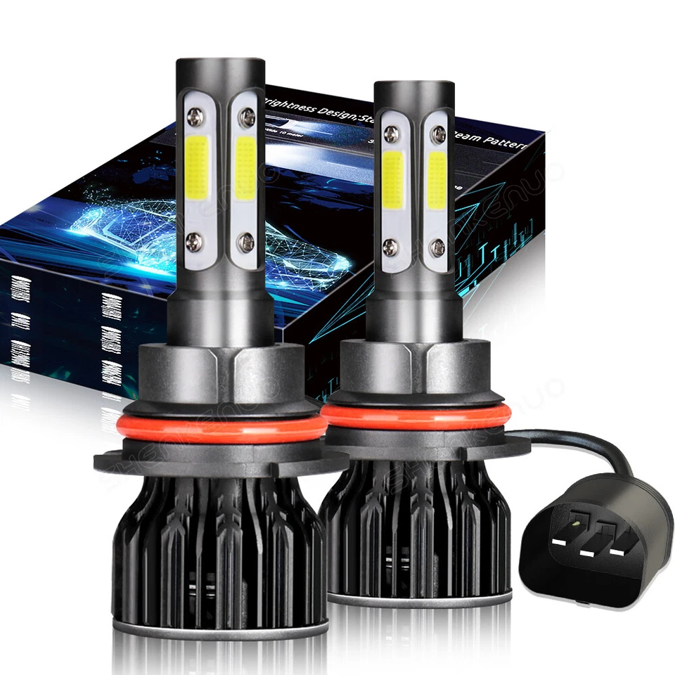 For 1998-1999 Volvo VN 2000-03 VNL 00-17 VNM Truck - 2x LED Headlight Bulbs Kit - Image 1 of 4