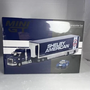 1/64 TSM MINI-GT SHELBY Transporter Set America and Ford Mustang MGTS0005 - Picture 1 of 2