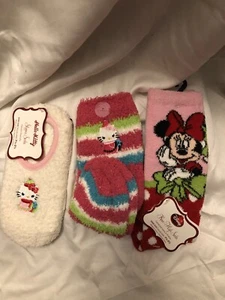 NWT Three Piece Christmas Sock Set Size 7 1/2 - 3 1/2 SKU 379 - Picture 1 of 6