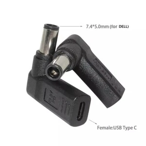 Laptop Netzteilanschluss DC Stecker USB Typ-C Buchse auf Dell Stecke 7,4*5,0 - Afbeelding 1 van 4