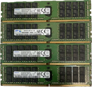 Lot of 4 Samsung 32GB 2Rx4 PC4-2400T- RA1-11-DC0 PH M393A4K40BB1-CRC Server RAM - Picture 1 of 1