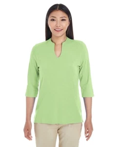Devon & Jones - Women's Perfect Fit Tailored Open Neckline Top - Lime - Size 2XL - Picture 1 of 3
