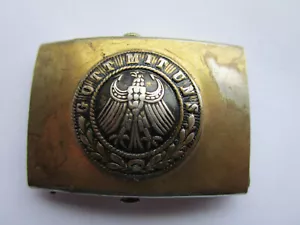 Reichswehr Kastenschloß,Koppelschloß "Gott Mit Uns" für Kinder zur Kinderuniform - Bild 1 von 9