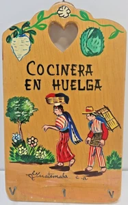 Hand Made Wall Mounted Key Holder/Organizer Hanger Concinera En Helga Guatemala - Picture 1 of 4