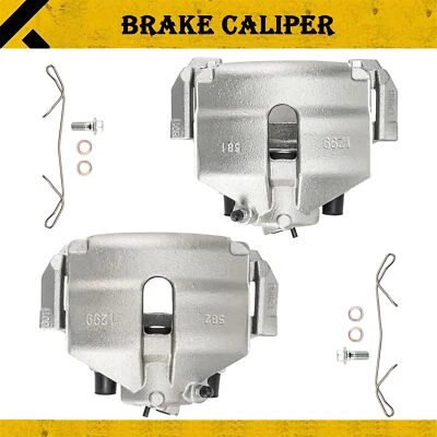 2pcs Front For VW Beetle 2012-2019; Audi A3 2010-2013 Brake Calipers & Brackets - Image 1 of 4