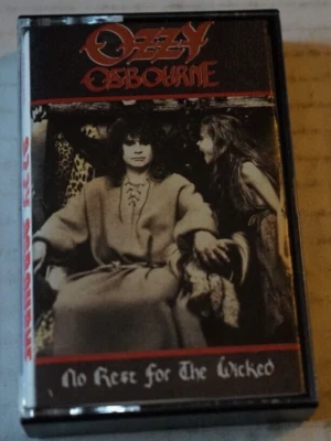 Ozzy Osbourne No Rest For The Wicked Cassette Tape 1988 CBS Nm-/Nm- Ex Sabbath - Image 1 of 4