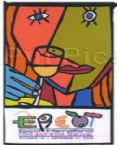 Prendedor Disney 16487 EPCOT Fiesta para los Sentidos 2002 Olor Copa de Vino LE 3000 - Imagen 1 de 1