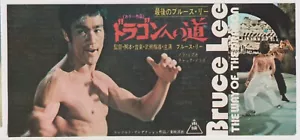 Talón de boletos de película japonesa de Bruce Lee 1972 de The Way of the Dragon - Imagen 1 de 1