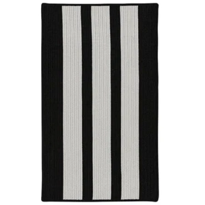 Colonial Mills Everglades Vertical Stripe 8x10 Rug, Black Shadow - EV27R096X120S - Picture 1 of 1