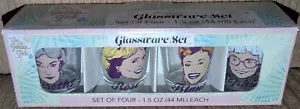 NUOVO The Golden Girls set di 4 bicchieri da tiro (1,5 once ciascuno) bufalo argento - Foto 1 di 3