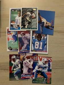 16 Ernest Givins Cards Must Have Lot -Oilers -Jaguars - Bild 1 von 1
