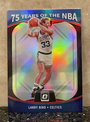 2021-22 Panini Donruss Optic LARRY BIRD 75 Years of the NBA Prizm Refractor #36 - Image 1 of 2