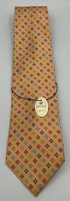 Bruno Piattelli 多色钻石丝绸男式领带 56 英寸 Len 4 — 第 1/4 张图片