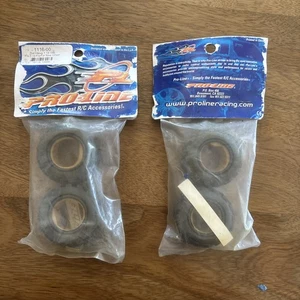 2- NEW Pair of Proline 1116-00 Dirt Hawg 1:18 Front or Rear Tires - Picture 1 of 3