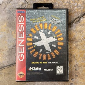 Revolution X: Music is the Weapon Case & Cartridge - Sega Genesis