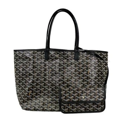 [Pre-loved] GOYARD SAINT LOUI PM Noir (Black) PVC coated canvas Silver HW to... - Image 1 of 4