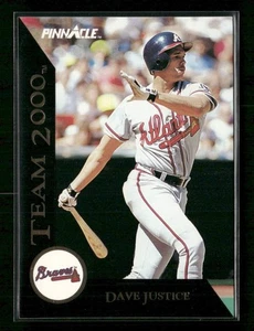 1992 Pinnacle Team 2000 David Justice #9 Atlanta Braves - Picture 1 of 2