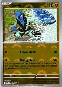 Sawk Poke Ball Pattern Uncommon SV: White Flare 049/086 NM - Picture 1 of 2