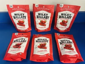5 Beutel Wiley Wallaby Classic rote Erdbeere Lakritz 7,05 Unzen BB: 05/26 - Bild 1 von 1