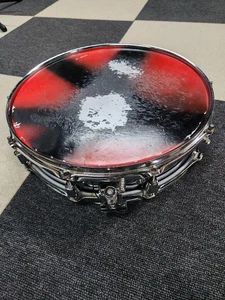 Pearl Steel Snare Drum 14x3.5 Piccolo with Case - Picture 1 of 9