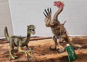 KURT ADLER 2ER SET DINOSAURIER PRÄHISTORISCHER WEIHNACHTSSCHMUCK  - Bild 1 von 10