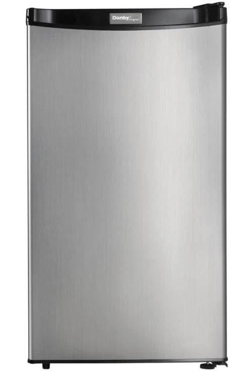 Danby DCR032A2BSLDD 3.2 cu. ft. Compact Fridge Stainless Steel