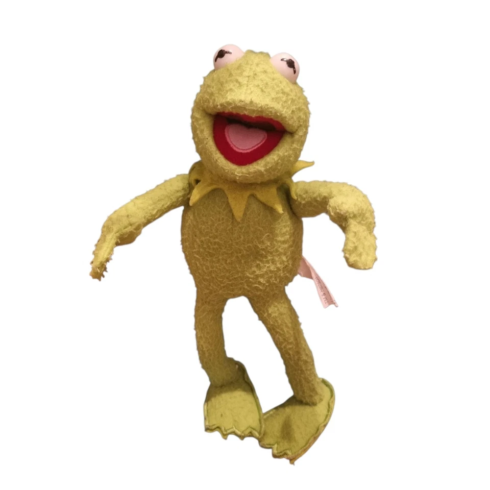 Kermit 27 cm Biegefigur Henson EM.TV Plüschtier Figur Vintage Original - Bild 1 von 4
