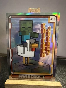 2024 Panini Minecraft Chicken Jockey #11 IRON Prizm /149 - Bild 1 von 3